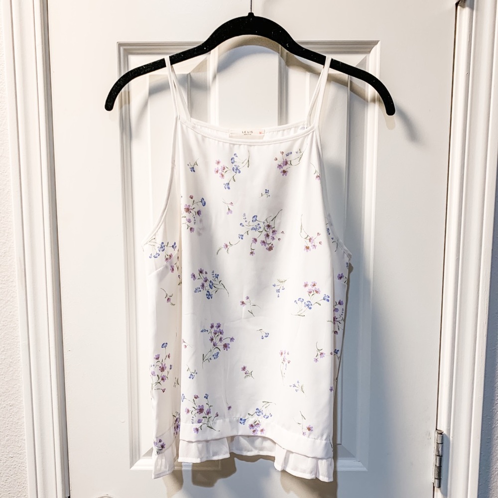 Kelly Flutter Hem Blouse Cream